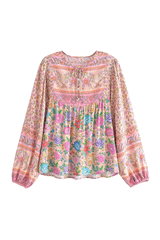 Boho Tops for Women, Boho Tops for Women, Boho Blouse, Elliana Flower