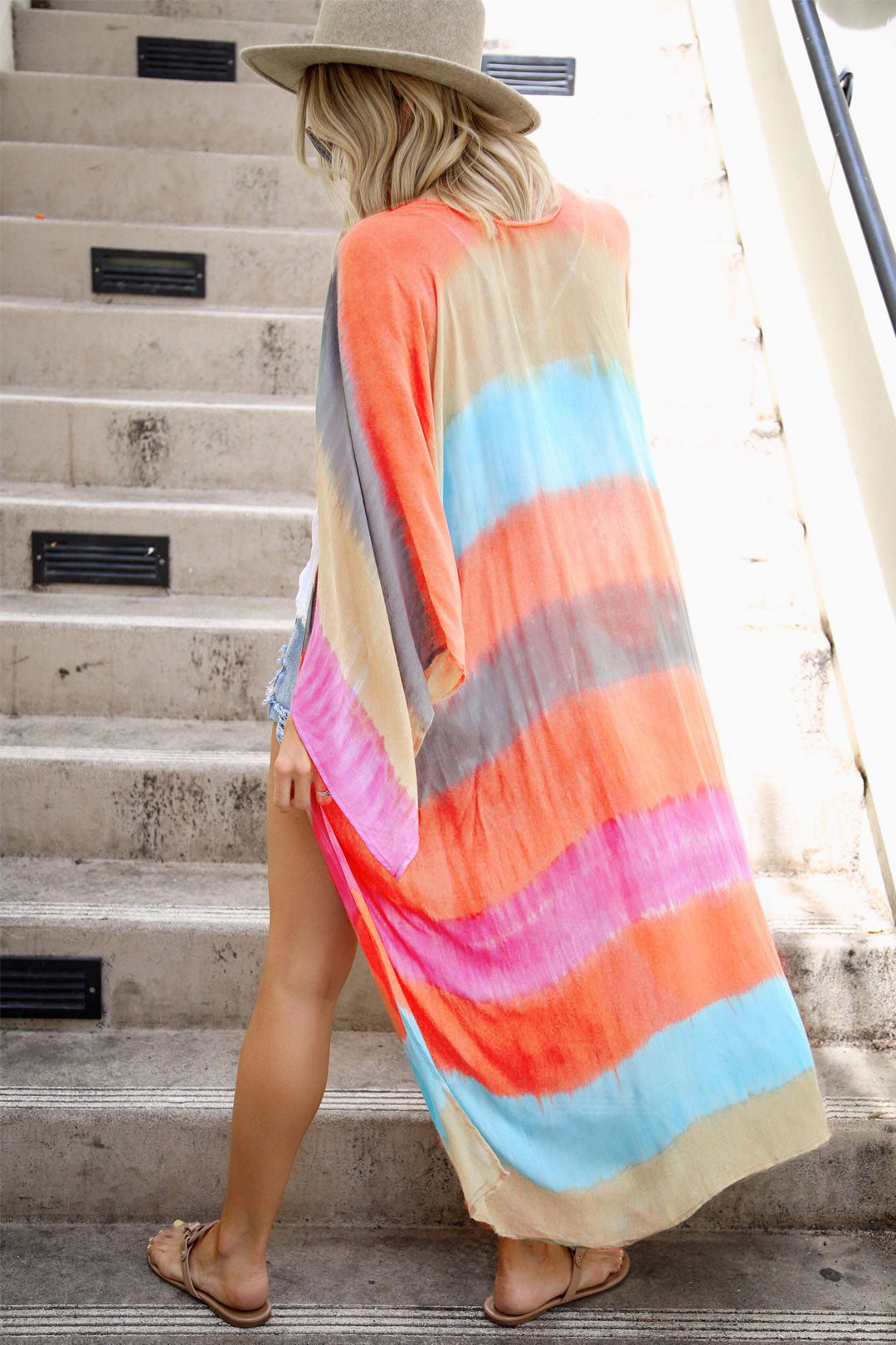 Beach Robe Boho Robe - Stripe Candy