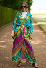 Beach Robe - Boho Robe - Summer Chic Cover-Up with Talulla Tie Dye