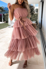 Romance on Repeat Tulle Midi Dress