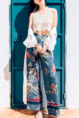 Boho Pant, Hippies Pants, Palazzo Pant, Blue Bird