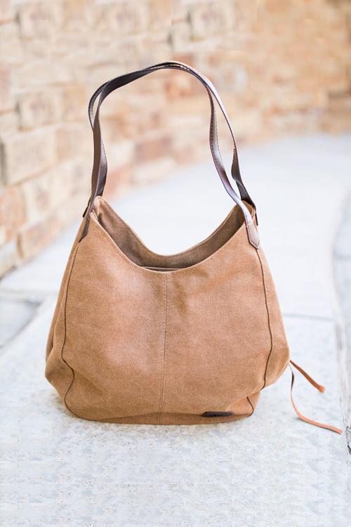 Canvas Hobo Bag