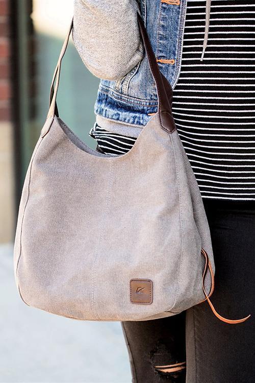 Canvas Hobo Bag