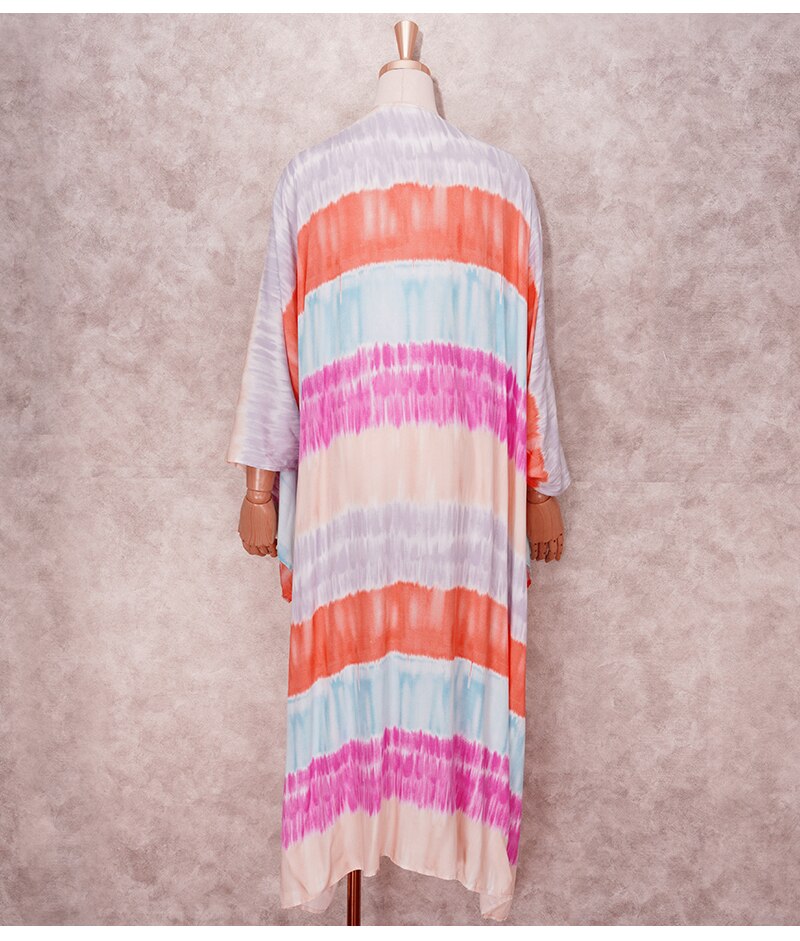 Beach Robe Boho Robe - Stripe Candy