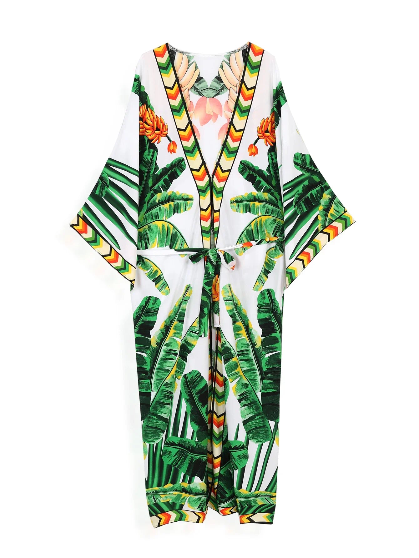 Beach Robe - Boho Robe - Summer Chic Cover-Up with Talulla Banana Leaf