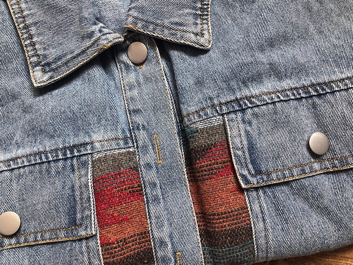 Boho Jacket, Denim Jacket for Women, Asa, Fast Shipping