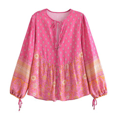 Boho Tops for Women, Boho Tops for Women, Boho Blouse, Dustry Romani Eulalie