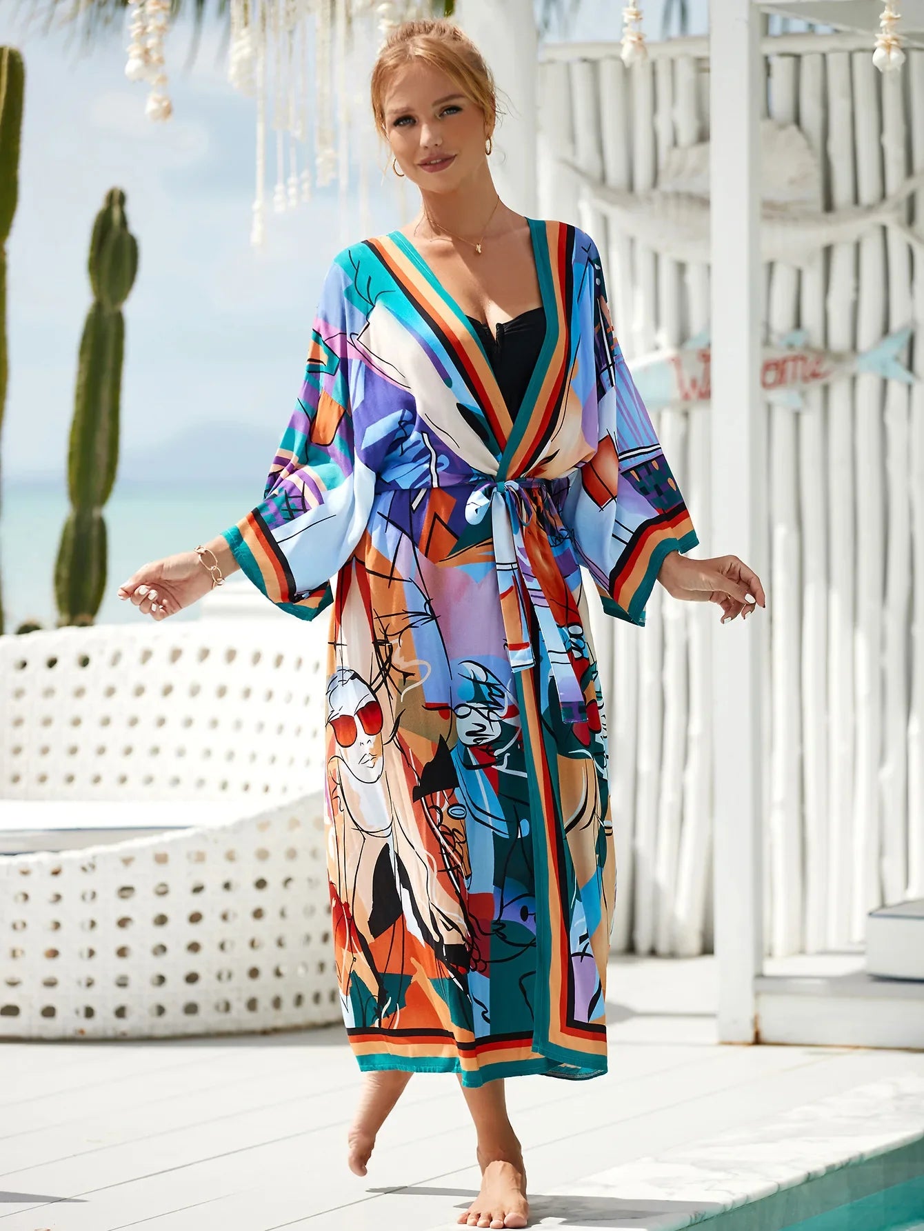 Beach Robe - Boho Robe - Summer Chic Cover-Up with Talulla City