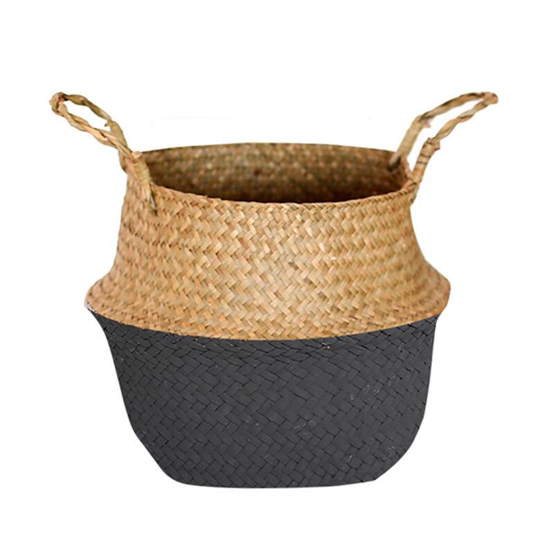 Bamboo Storage Baskets - Home Handmade Straw Rattan Seagrass Basket