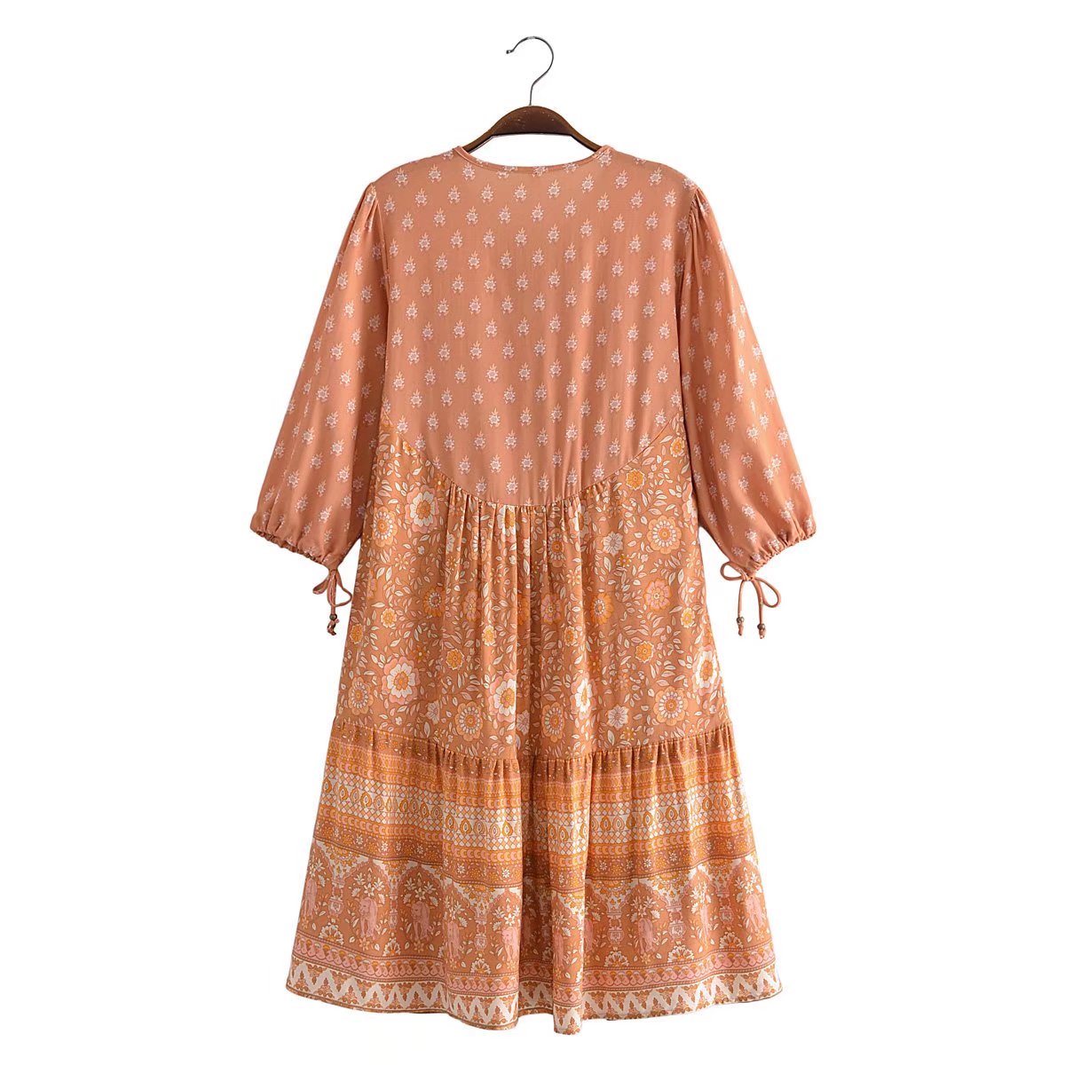 Boho Mini Dress Tunic Dress, Sundress, Dustry Romani Eulalie