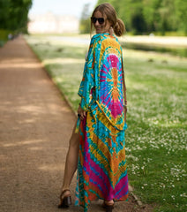 Beach Robe - Boho Robe - Summer Chic Cover-Up with Talulla Tie Dye