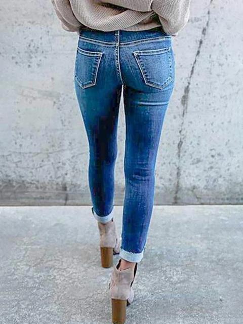 Vintage Skinny Ripped Jeans