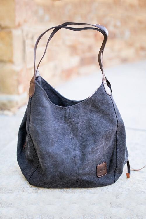 Canvas Hobo Bag