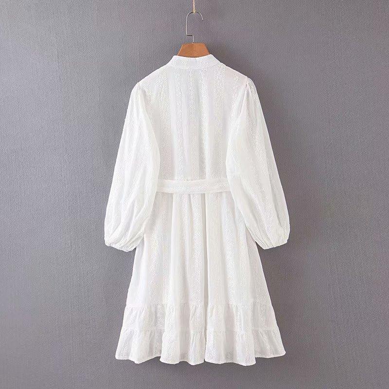 Boho Mini Dress Playdress, Romantic Palermo in White