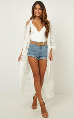 Beach Robe, Cover Up, Catalina White Lace