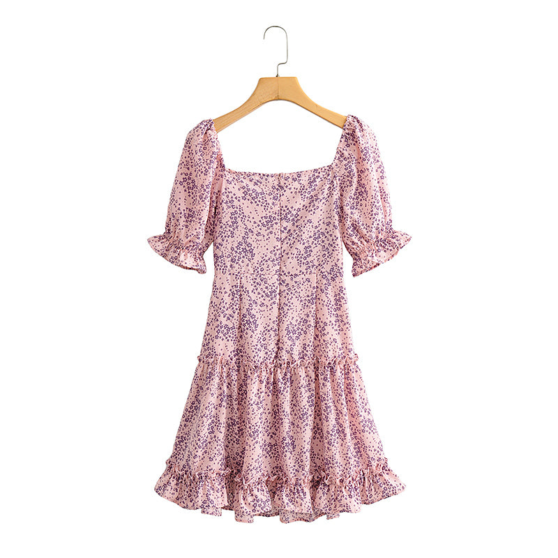 Boho Mini Dress Sweet Pink  Daisy