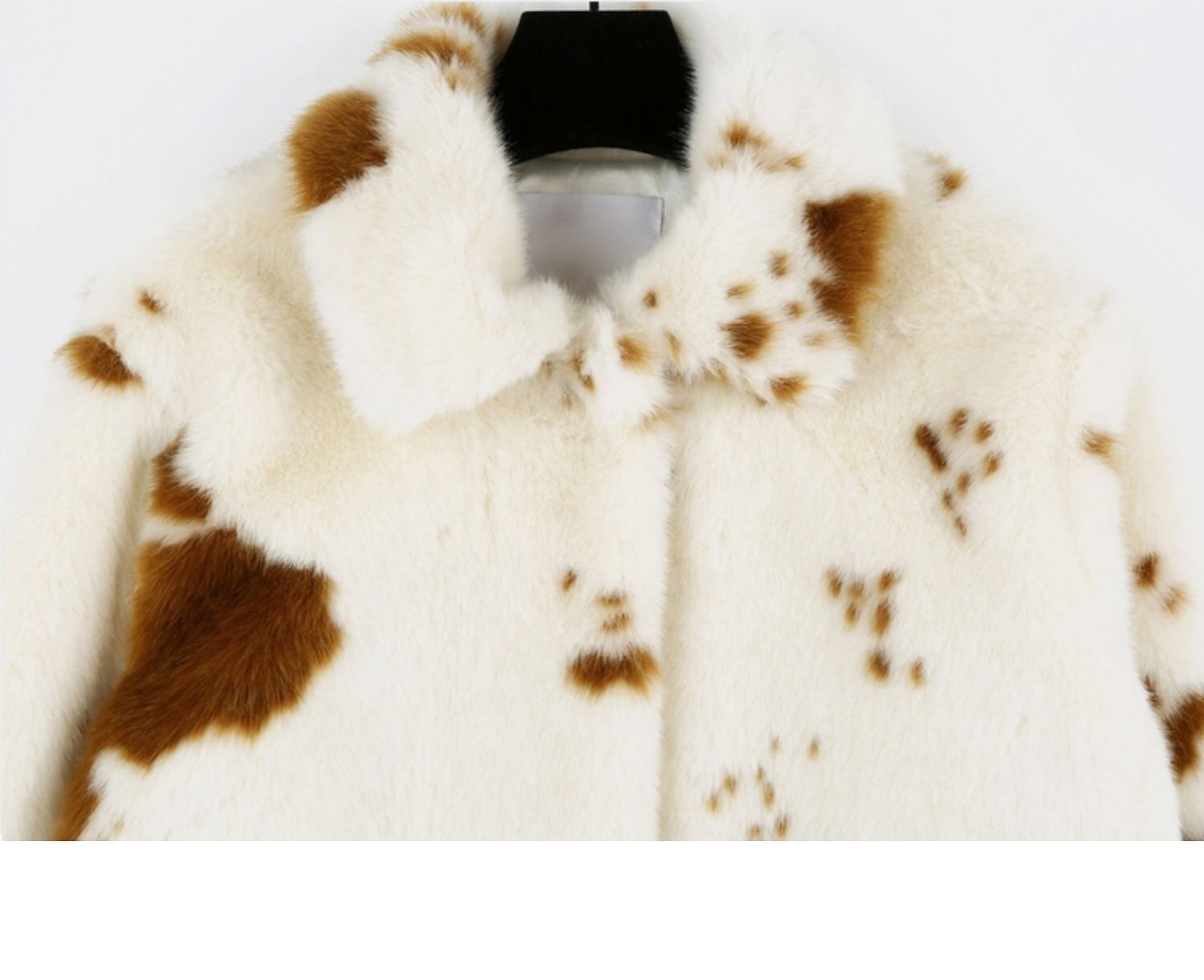 Boho Winter Coat, Fur Coat, Faux Fox Fur, Brown Puppy