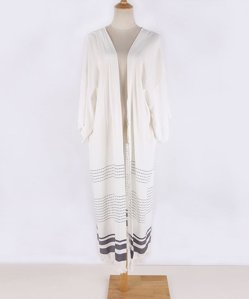 Beach Robe, Boho Robe, Teresa White