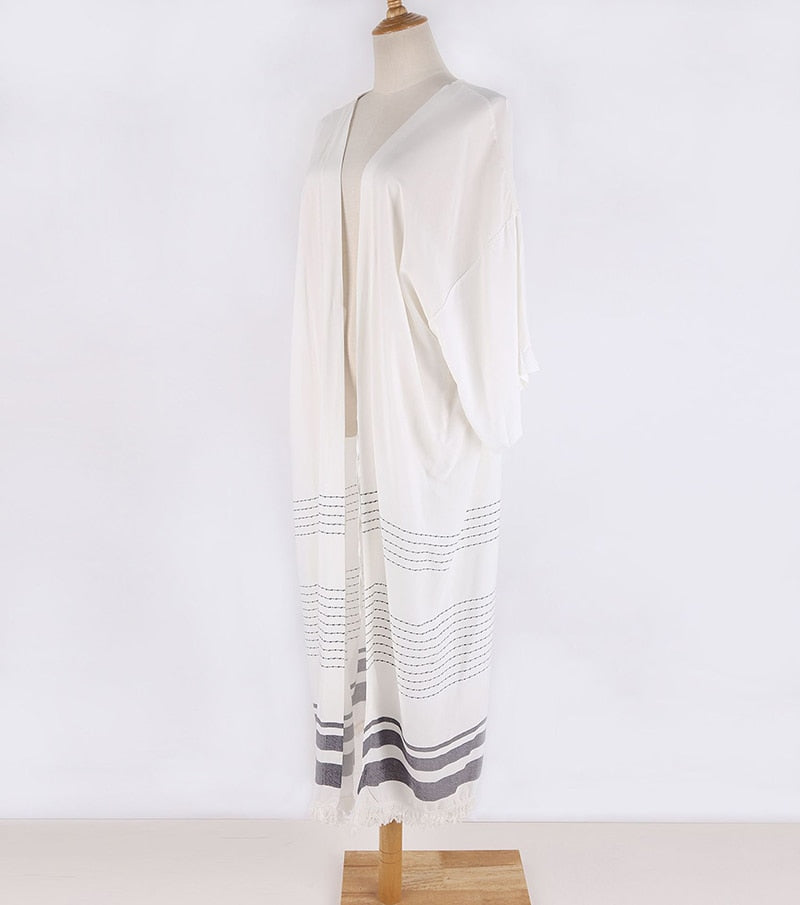 Beach Robe, Boho Robe, Teresa White