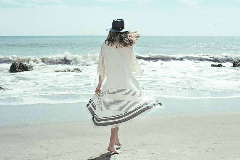 Beach Robe, Boho Robe, Teresa White