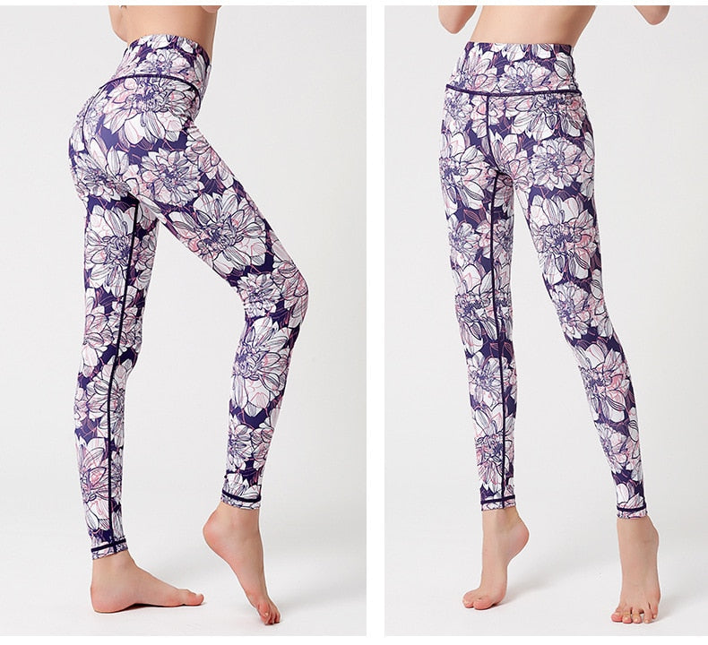 Yoga Legging, Yoga Pants, Boho Legging, Tight with Pocket Lilac in Purple