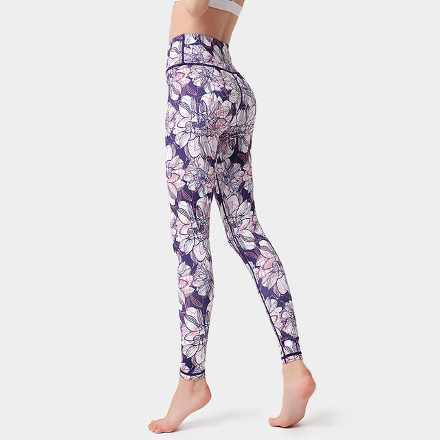 Yoga Legging, Yoga Pants, Boho Legging, Tight with Pocket Lilac in Purple