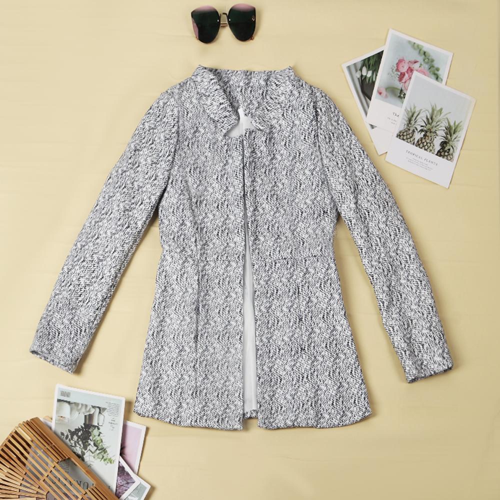 Retro Pocketed Heather Grey Coat(4 Colors)