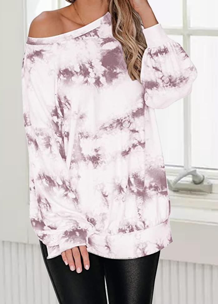 Long Sleeve Gradient Casual T-shirt