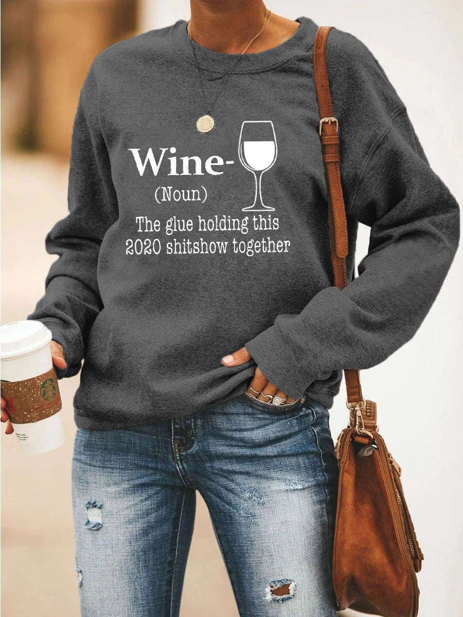 WINE Heart Sweatshirt