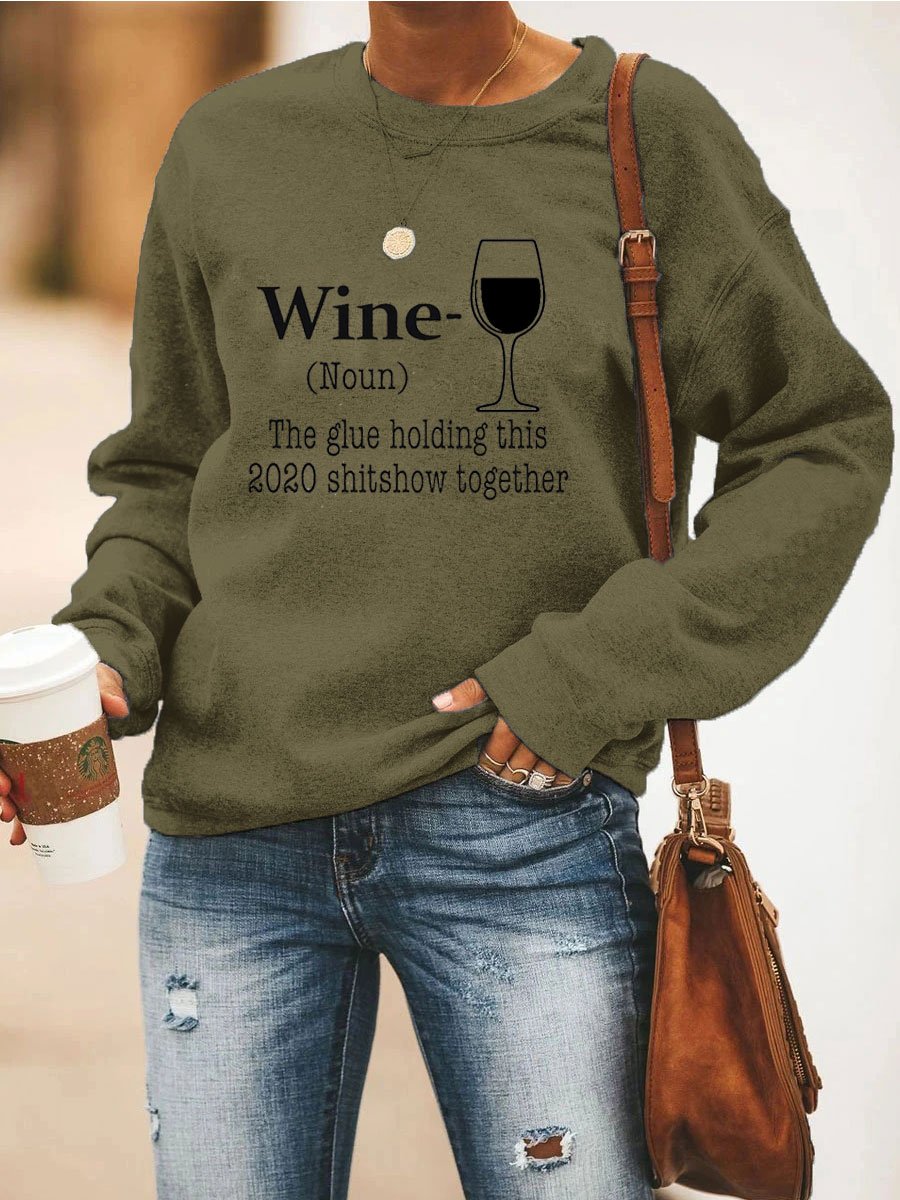 WINE Heart Sweatshirt