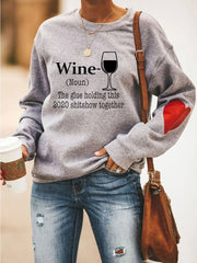 WINE Heart Sweatshirt