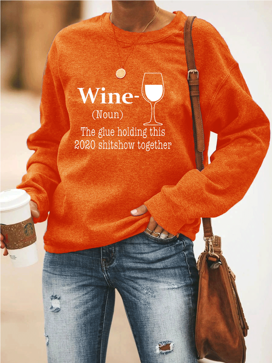 WINE Heart Sweatshirt