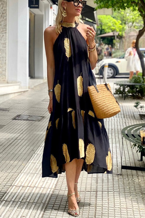 Biggest Wish Halter Neck Midi Dress