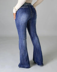 90s Vintage High Waist Flare Jeans