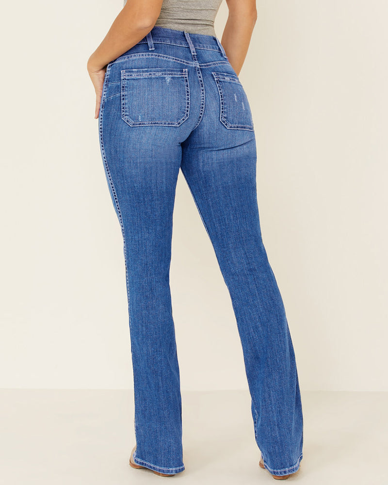 90s Vintage Dual Pocket Front Low Waist Jeans