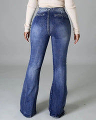 90s Vintage High Waist Flare Jeans