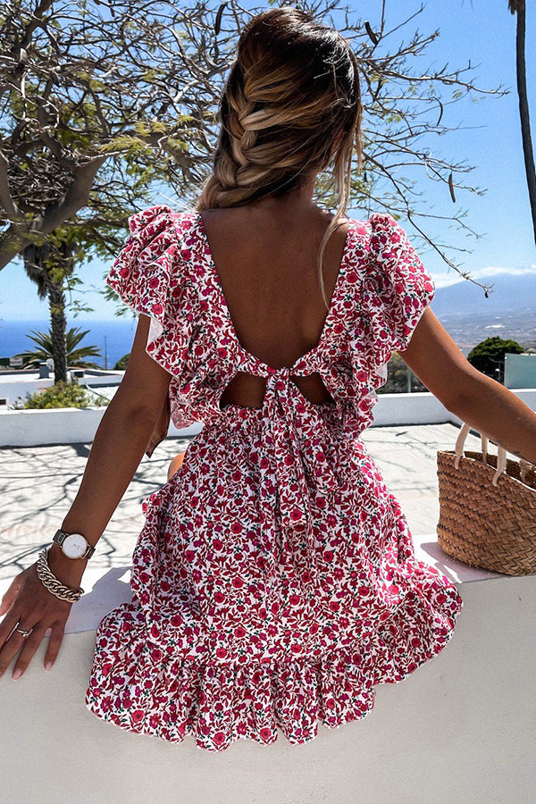 Beachside Dreaming Floral Mini Dress