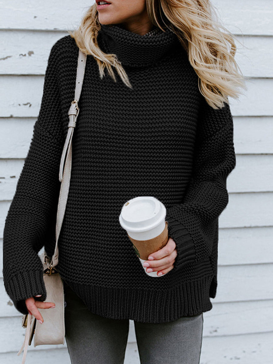 Cozy and Stylish Pullover Long Sleeve Sweater