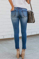 Blue Distressed Jeans