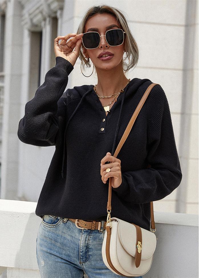 Long Sleeve Hooded Sweater