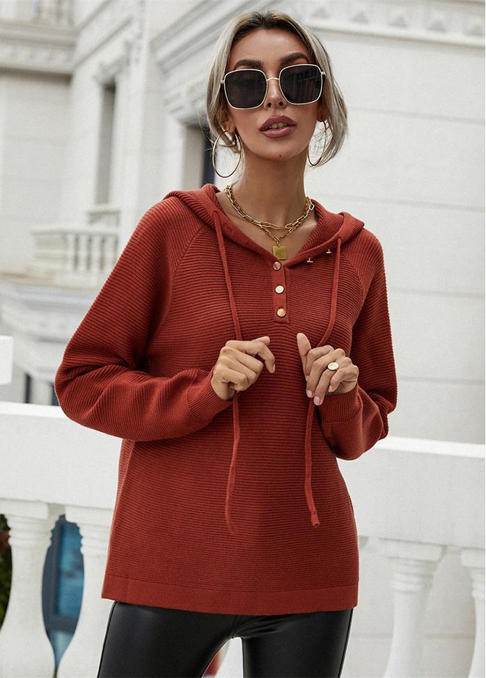 Long Sleeve Hooded Sweater