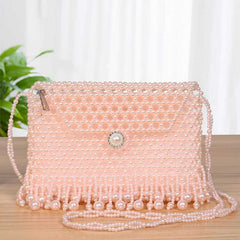 Beading Set Single Shoulder Tassel Woven Women's Shoulder Bags