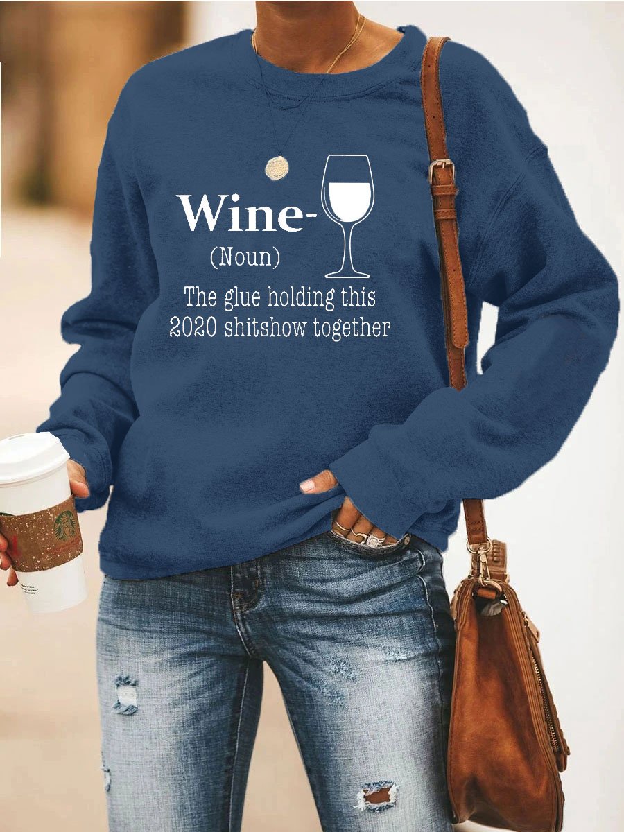 WINE Heart Sweatshirt