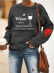 WINE Heart Sweatshirt