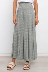 Floral High Waist Wide Leg Pants