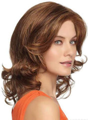 Blonde Curly Shoulder Length Synthetic Wig